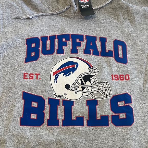 NFL Buffalo Bills Football Gray Hoodie men’s 3xl authentic nwt - Picture 5 of 9